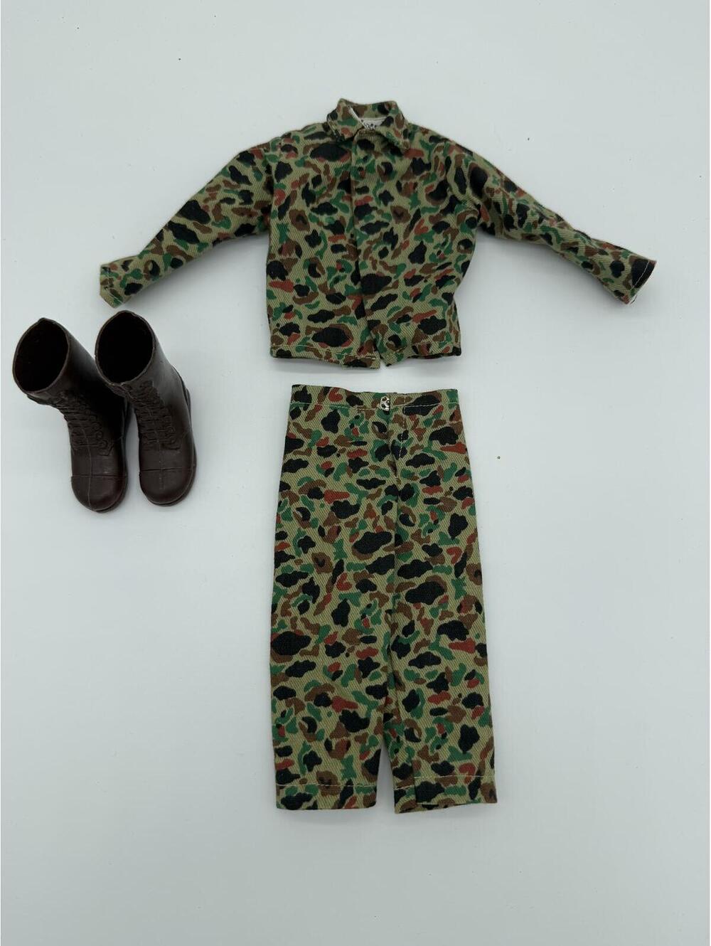 Vintage 1/6 Scale Camouflage Uniform Set – Duck Hunter Frogskin Pattern-Japan